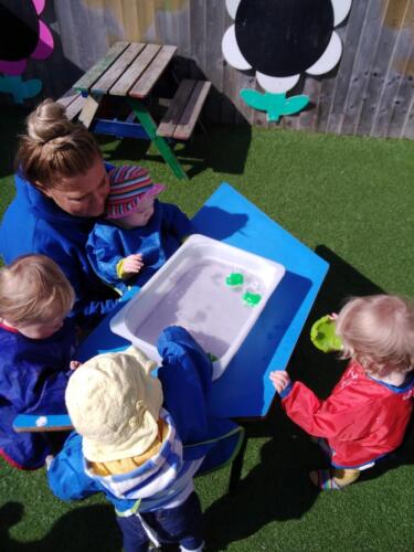 Splish, splosh, splash at Gower Day Nursery