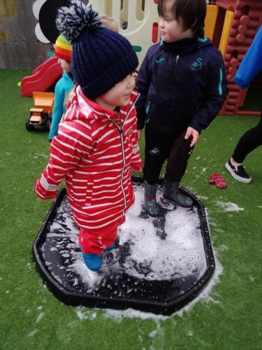 Let’s get wet at Gower Day Nursery 