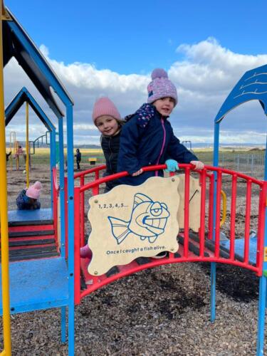 Loving the playground at Gower Day Nursery 