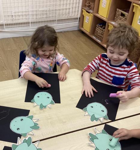 Creating our own dragons at Gower Day Nursery