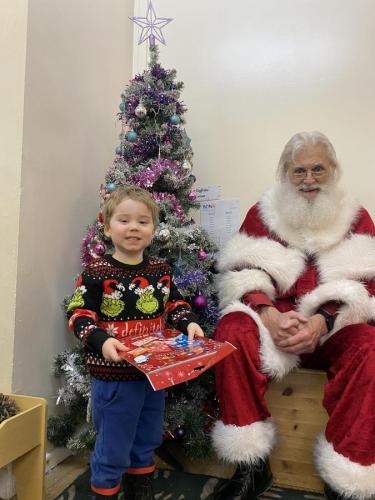 Special visit from Santa at Gower Day Nursery